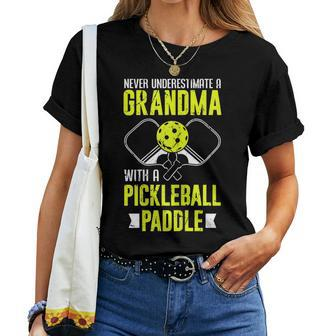 Pickleball Grandma Graphic For Women Pickleball Player Women T-shirt | Mazezy