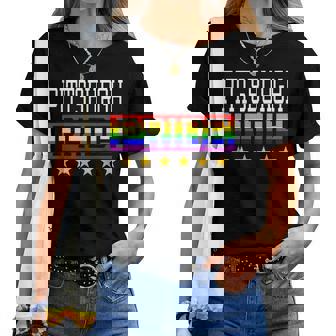 Pittsburgh Pride Gay Lesbian Queer Lgbt Rainbow Flag Women T-shirt | Mazezy