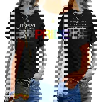 Pittsburgh Pride Lgbtq Rainbow Women T-shirt Crewneck | Mazezy