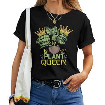 Plant Queen Plant Lover Florist Calathea Women T-shirt | Mazezy