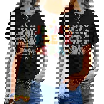 In My Pre K Era Back To School Retro Groovy Pre-K Teachers Groovy Women T-shirt | Mazezy