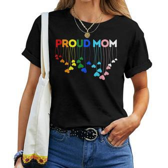 Proud Ally Lgbtq Transgender Proud Mom Proud Trans Mom Women T-shirt | Mazezy