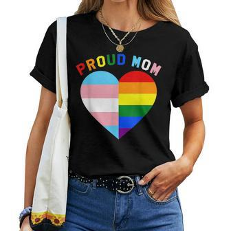 Proud Ally Lgbtq Transgender Proud Moms For Proud Trans Mom Women T-shirt | Mazezy DE
