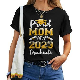 Proud Mom Of A Class Of 2023 Graduate Graduation Women T-shirt | Mazezy