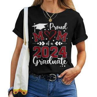 Proud Mom Of A Class Of 2024 Graduate 2024 Senior Mom 2024 Women T-shirt - Monsterry