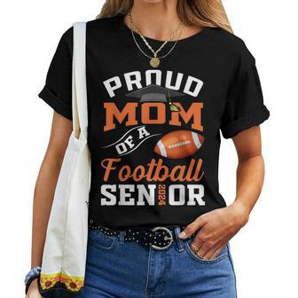 Proud Mom Of A Football Senior 2024 Mom Graduation Women T-shirt - Monsterry CA