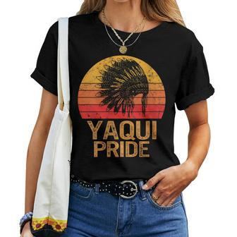 Proud To Be Yaqui Native American Indigenous Pride Indian Women T-shirt | Mazezy