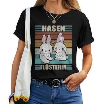 Rabbit Whispering Cute Rabbit Mum Rabbit For Women Women T-shirt | Mazezy