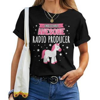 Radio Producer Women T-shirt | Mazezy