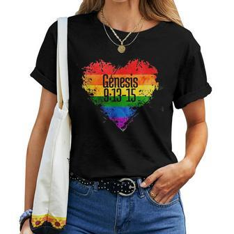 Rainbows As A Promise From God Gen 91315 Women T-shirt | Mazezy