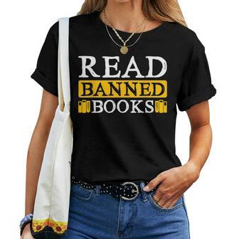 I Read Banned Books Rainbow Readers Reading Book Reading s Women T-shirt | Mazezy