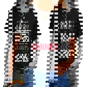 I Read Banned Books Banned Books Week Librarian Bibliofile Women T-shirt | Mazezy