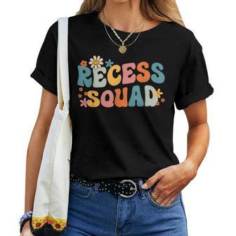 Recess Crew Squad Teachers Students Monitor Back To School Women T-shirt - Monsterry AU