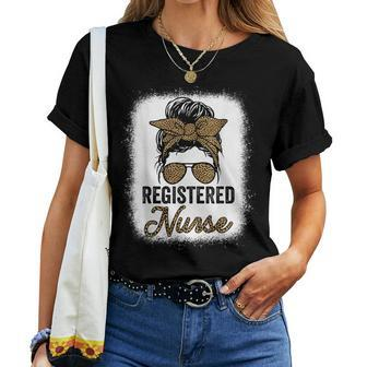 Registered Nurse Appreciation Day Leopard For Women Nurses Women T-shirt | Mazezy