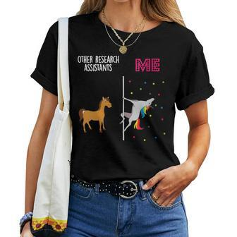 Research Assistant Unicorn Others You Women T-shirt | Mazezy