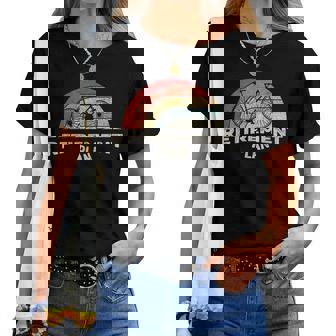 Retirement Plan Cycling Retro Bike Biking Retired Cyclist Women T-shirt | Mazezy