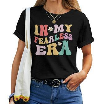 Retro Groovy In My Fearless Era Vintage Women T-shirt | Mazezy CA