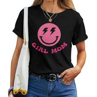 Retro Groovy In My Girl Mom Era On Both Sides Women T-shirt - Thegiftio UK