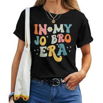 Retro Groovy In My Jo Bro Era Women T-shirt - Seseable