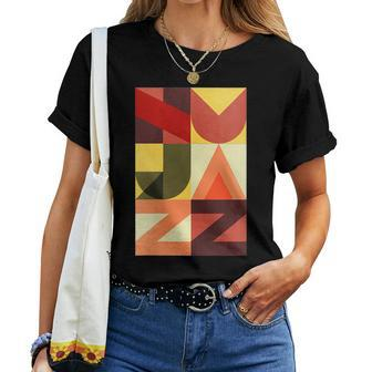 Retro Nu Jazz 90S Jazz Women T-shirt | Mazezy