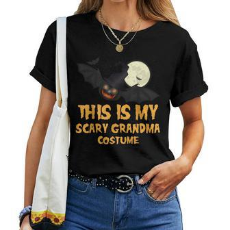 This Is My Scary Grandma Costume Adult Halloween Women T-shirt | Mazezy