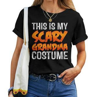 This Is My Scary Grandma Halloween Costume Women T-shirt | Mazezy CA