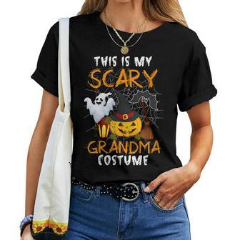 This Is My Scary Grandma Halloween Costume Women T-shirt | Mazezy