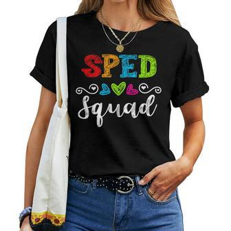 Back To School Team For Special Ed Teacher Sped Squad Women T-shirt - Seseable