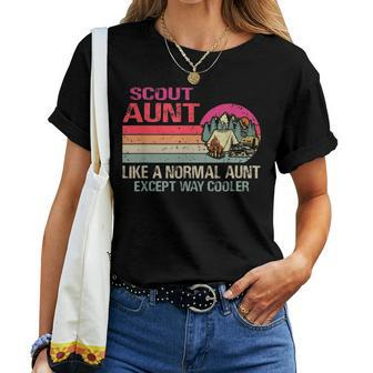Scout Aunt Like A Normal Aunt Except Way Cooler Women T-shirt | Mazezy