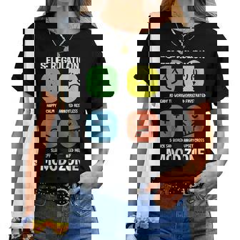 Self Regulation Mood Zone Occupational Therapy Therapist Women T-shirt - Thegiftio