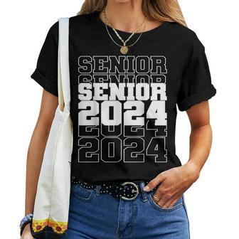 Senior Class 2024 Graduate First Day Of School 12Th Grade  Women T-shirt