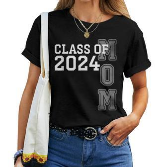 Senior Mom 2024 Proud Mom Class Of 2024 Mom Of The Graduate Women T-shirt | Mazezy