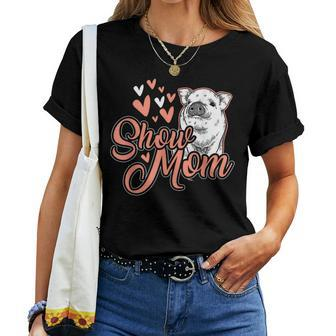 Show Mom Pig Women T-shirt | Mazezy