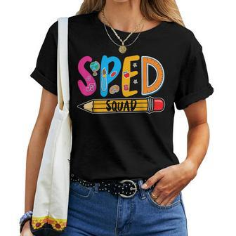 Special Education Teacher Sped Squad Sped Teacher Women T-shirt - Seseable