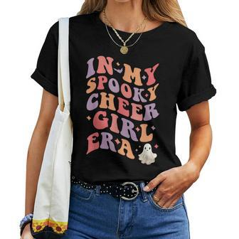 In My Spooky Cheer Girl Era Cheerleader Girl Woman Halloween Women T-shirt - Seseable