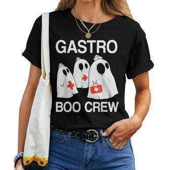 Spooky Gastro Boo Crew Halloween Costume Gi Nurse Women T-shirt - Monsterry CA