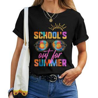 Summer Students Teachers Vacation Schools Out For Summer Women T-shirt | Mazezy