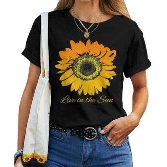 Sunflower Lovers Women T-shirt | Mazezy