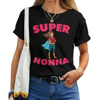 Super Grandma The Best Grandma Italian Words Women T-shirt Crewneck | Mazezy UK