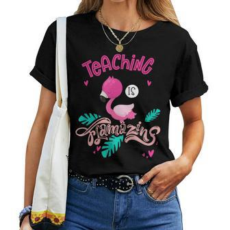 Teaching Is Flamazing For Flamingo Fan Women T-shirt | Mazezy