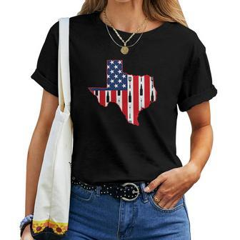 Texas Usa Fourth July 4Th Dad Fathers Bbq Beer Summer Beer Women T-shirt | Mazezy
