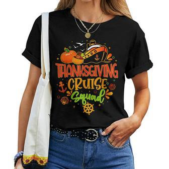 Thanksgiving Cruise Squad Family Vacation Fall Trip Matching Women T-shirt