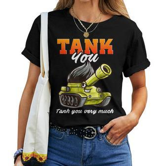 History Teacher Military Sherman Kawaii Tank You Pun Women T-shirt | Mazezy
