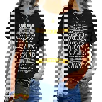 History Teacher T School Women T-shirt | Mazezy