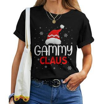 Ugly Sweater Christmas Matching Costume Gammy Claus Women T-shirt - Seseable