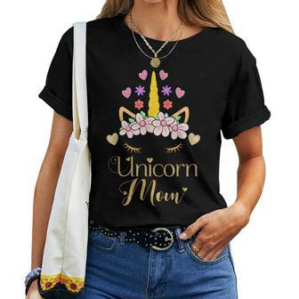 Unicorn Mom Outfit For Her Mother And Daughter Women T-shirt | Mazezy DE