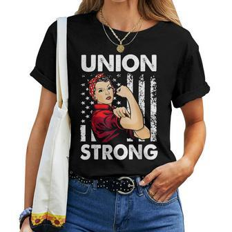 Union Strong And Solidarity Union Proud Labor Day Women T-shirt - Seseable