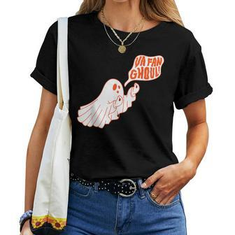 Va Fan Ghoul For Italian Halloween Ghost Women T-shirt | Mazezy