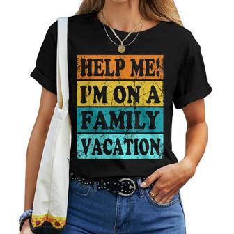 Vacation Vacay Mens Women Kids Family Matching Vacation Women T-shirt Crewneck | Mazezy