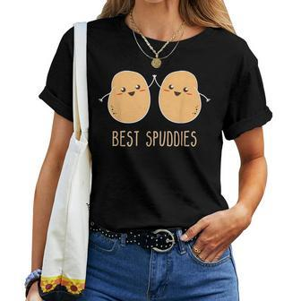 Vegan Best Spuddies Potato Veggies Women Women T-shirt | Mazezy